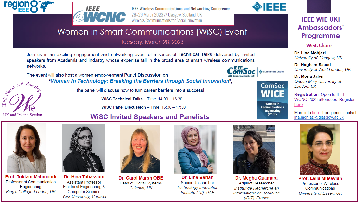 2023 IEEE WCNC IEEE Wireless Communications and Networking Conference